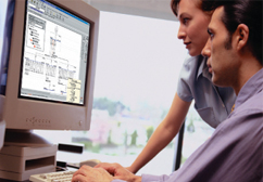 powercad software on monitor